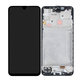 Zaslon za Samsung A16 4G, Black, Steklo na dotik z okvirjem, GH82-36253A, Genuine Service Pack