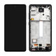 Samsung Galaxy A52 5G A526B, A52s 5G A528B - LCD zaslon + steklo na dotik + okvir (Awesome Black) TFT