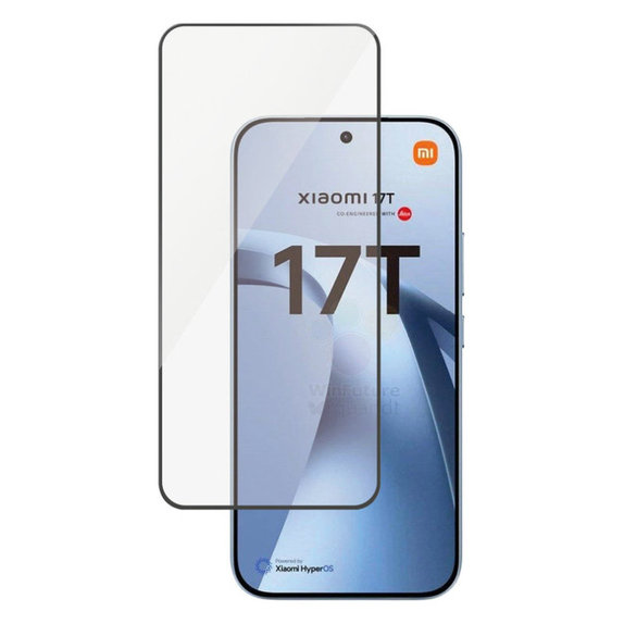 Kaljeno steklo UWF za Xiaomi 17T, Črna, PanzerGlass
