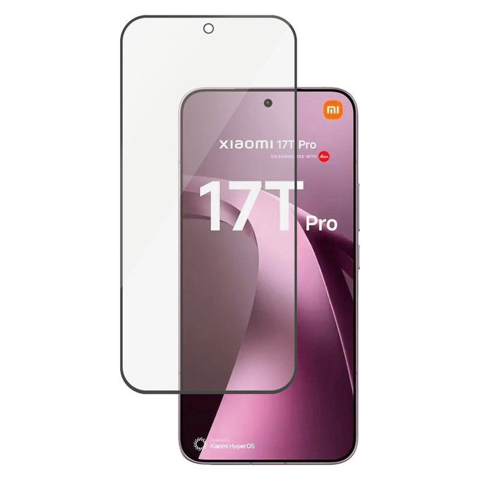 Kaljeno steklo UWF za Xiaomi 17T Pro, Črna, PanzerGlass