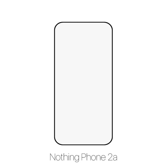 FixPremium FullCover Glass - Kaljeno steklo za Nothing Phone (2a)