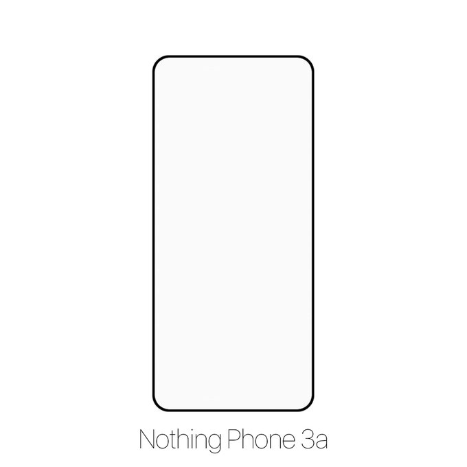 FixPremium FullCover Glass - Kaljeno steklo za Nothing Phone (3a)