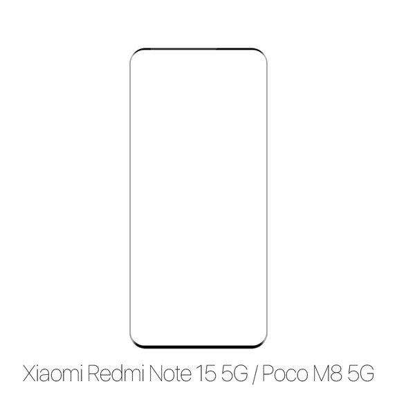 FixPremium FullCover Glass - Kaljeno steklo za Xiaomi Redmi Note 15 5G, Poco M8 5G