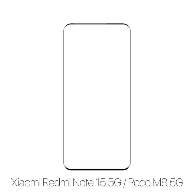 FixPremium FullCover Glass - Kaljeno steklo za Xiaomi Redmi Note 15 5G, Poco M8 5G