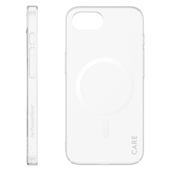Ovitek SL1M z MagSAFE by PanzerGlass za iPhone 17e/16e, Prozorna, PanzerGlass