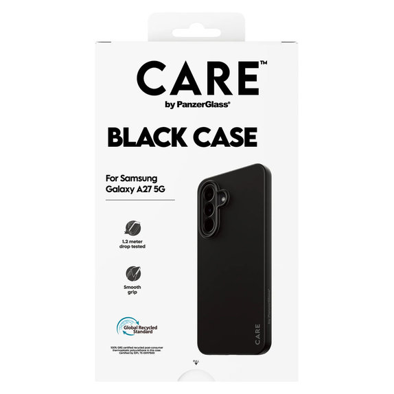 Ovitek TPU za Samsung Galaxy A27, Črna, PanzerGlass