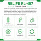 Silikonska termalna pasta Relife RL-407, 6 W/mK, 20g, modra
