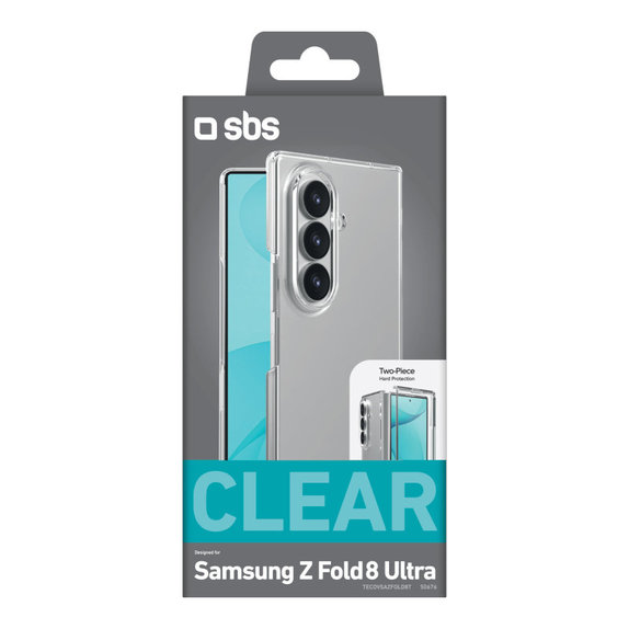Ovitek Crystal za Samsung Galaxy Z Fold8 Ultra, Prozorna, SBS