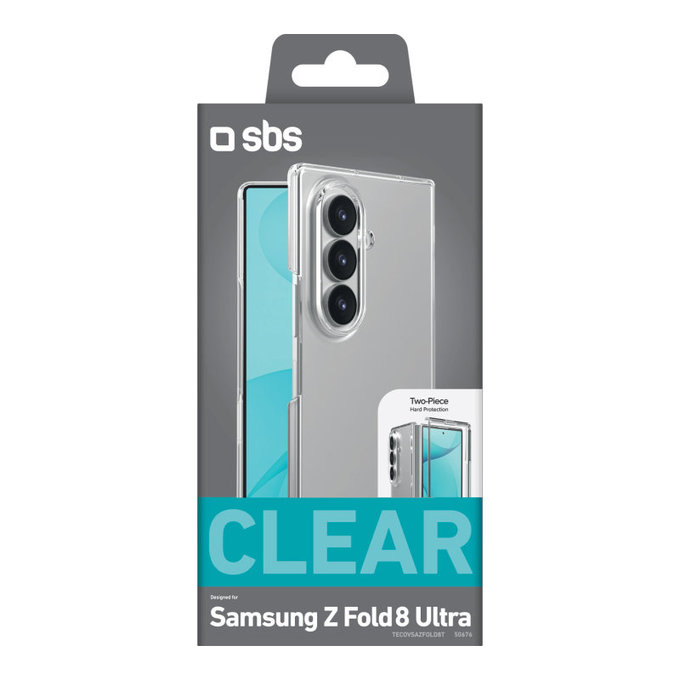 Ovitek Crystal za Samsung Galaxy Z Fold8 Ultra, Prozorna, SBS