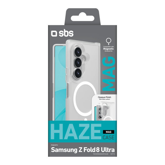 Ovitek Haze Mag za Samsung Galaxy Z Fold8 Ultra, Prozorna, SBS