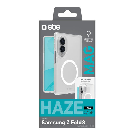 Ovitek Haze Mag za Samsung Galaxy Z Fold8, Prozorna, SBS