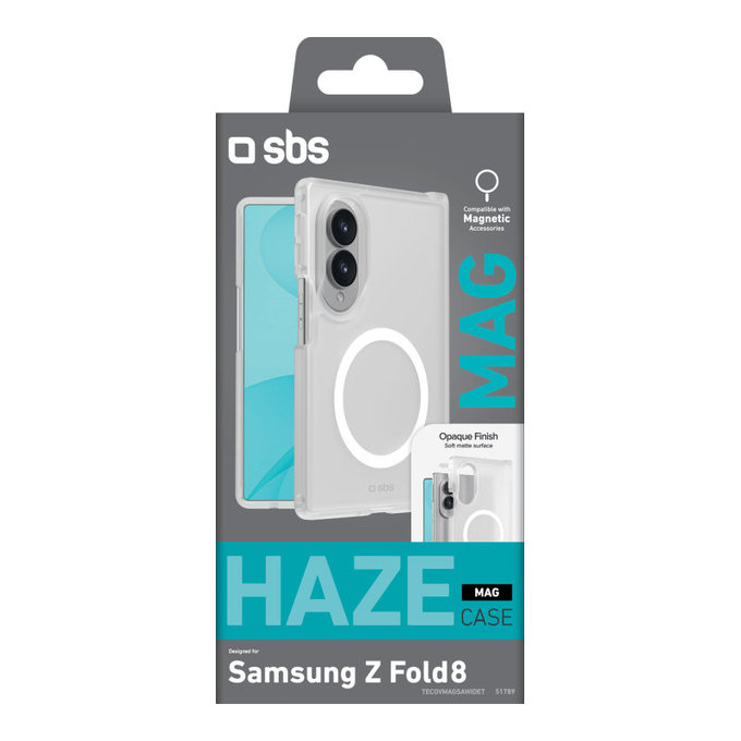Ovitek Haze Mag za Samsung Galaxy Z Fold8, Prozorna, SBS