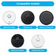 Komplet nadomestnih delov za Xiaomi Roborock S5 Max, S6, S6 MaxV, S6 Pure, Xiaowa E3 (2x Glavna krtača, 4x Filter, 4x Stranska krtača – črna)
