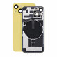 Steklo zadnjega ohišja za iPhone 14, Yellow, Pulled A
