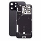 Steklo zadnjega ohišja za iPhone 16 Pro Max, Black Titanium, Pulled A