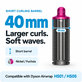 Kratek nastavek za kodranje za Dyson Airwrap HS01, HS05, 40 mm, Nickel / Fuchsia