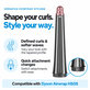 Stožčasti nastavek za kodranje za Dyson Airwrap HS05, Ceramic Pink / Rose Gold