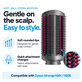 Mehka gladilna krtača za Dyson Airwrap HS01, HS05, Iron / Fuchsia