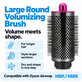 Velika okrogla krtača za volumen za Dyson Airwrap HS01, HS05, Iron / Fuchsia
