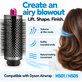 Velika okrogla krtača za volumen za Dyson Airwrap HS01, HS05, Iron / Fuchsia