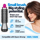 Majhna okrogla krtača za volumen za Dyson Airwrap HS01, HS05, Iron / Fuchsia