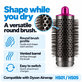 Srednja okrogla krtača za volumen za Dyson Airwrap HS01, HS05, Iron / Fuchsia