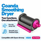 Gladilni in sušilni nastavek Coanda za Dyson Airwrap HS05, Iron / Fuchsia