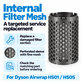 Notranja mrežica filtra za Dyson Airwrap HS01, HS05