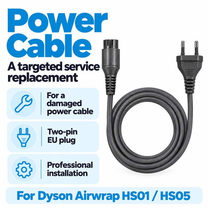 Napajalni kabel za Dyson Airwrap HS01, HS05