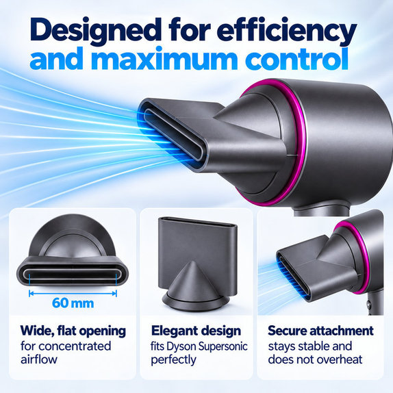 Nastavek za oblikovanje za Dyson Supersonic HD01, HD03, HD07, HD15, HD16