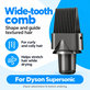 Glavnik s širokimi zobmi za Dyson Supersonic HD01, HD03, HD07, HD15, HD16