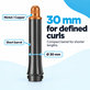 Kratek nastavek za kodranje za Dyson Airwrap HS01, HS05, 30 mm, Nickel / Copper