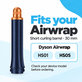 Kratek nastavek za kodranje za Dyson Airwrap HS01, HS05, 30 mm, Prussian Blue / Rich Copper