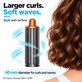 Kratek nastavek za kodranje za Dyson Airwrap HS01, HS05, 40 mm, Nickel / Copper