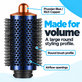 Velika okrogla krtača za volumen za Dyson Airwrap HS01, HS05, Prussian Blue / Rich Copper