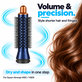Majhna okrogla krtača za volumen za Dyson Airwrap HS01, HS05, Prussian Blue / Rich Copper