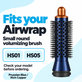 Majhna okrogla krtača za volumen za Dyson Airwrap HS01, HS05, Prussian Blue / Rich Copper