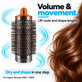 Srednja okrogla krtača za volumen za Dyson Airwrap HS01, HS05, Nickel / Copper