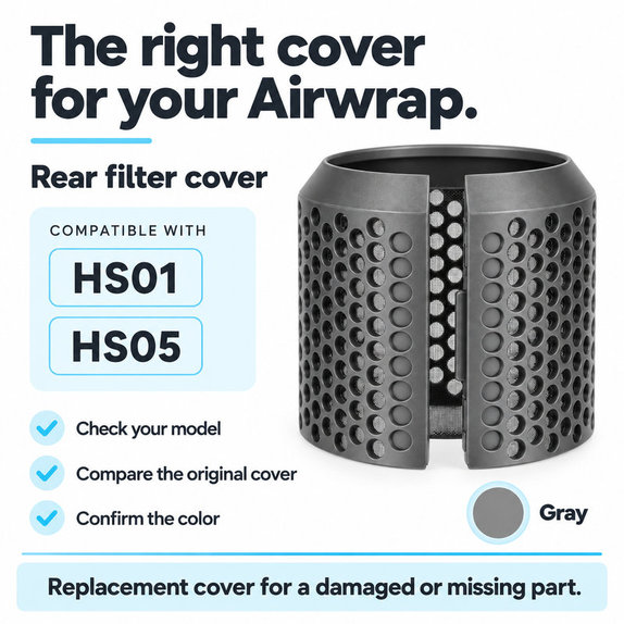 Zadnji pokrov filtra za Dyson Airwrap HS01, HS05