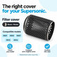 Pokrov filtra za Dyson Supersonic HD01, HD03, HD07, HD15, HD16, Black / Nickel