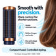 Majhna čvrsta gladilna krtača za Dyson Airwrap HS01, HS05, HS08, Prussian Blue / Rich Copper
