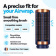 Majhna čvrsta gladilna krtača za Dyson Airwrap HS01, HS05, HS08, Prussian Blue / Rich Copper