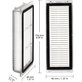HEPA filter, 2 kos za Xiaomi Dreame L20 Ultra, X20 Pro, X20 Pro Plus