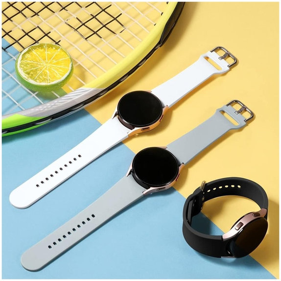 Pašček Iconband za Samsung Watch 4 / 5 / 5 Pro / 6 / 7 / FE, črna, Tech-Protect