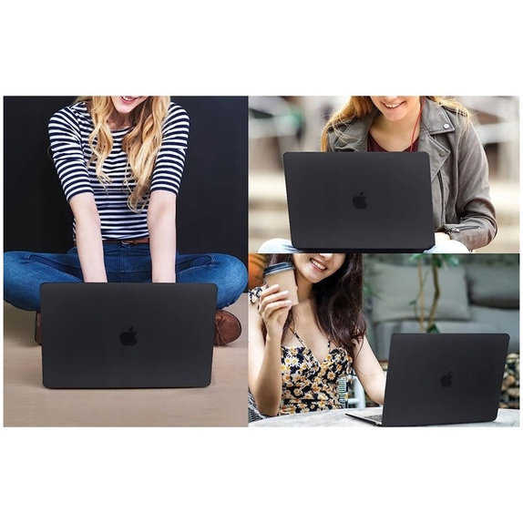 Ovitek Smartshell za MacBook Pro 16 M1-M5 / M5 Pro / M5 Pro Max 2021-2026, Matte Black, Tech-Protect