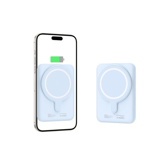 Powerbank PB10 Lifemag MagSafe 5000mAh, modra, Tech-Protect