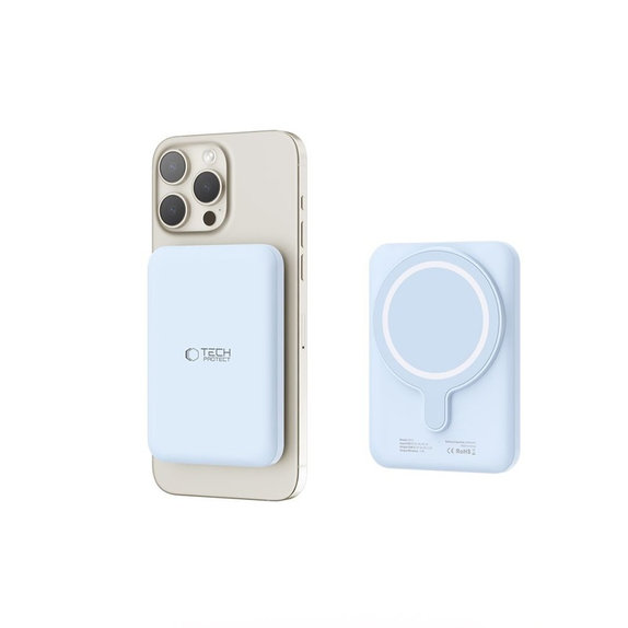 Powerbank PB10 Lifemag MagSafe 5000mAh, modra, Tech-Protect