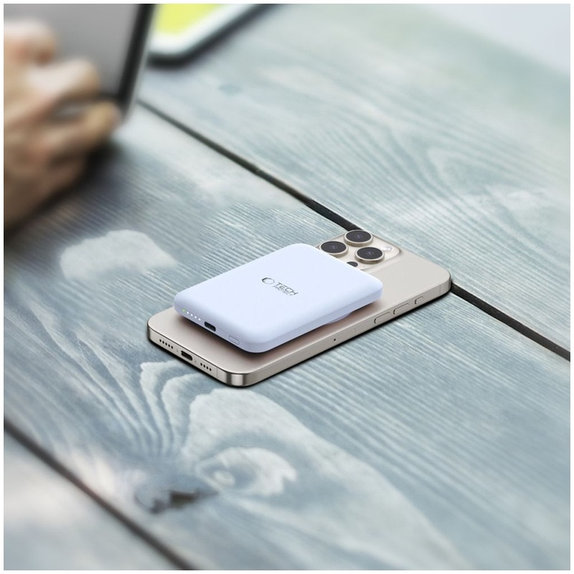Powerbank PB10 Lifemag MagSafe 5000mAh, modra, Tech-Protect