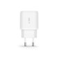 Omrežni polnilnik C20W 2-PORT PD 20W / QC3.0 + Lightning Cable, bela, Tech-Protect