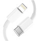 Omrežni polnilnik C20W 2-PORT PD 20W / QC3.0 + Lightning Cable, bela, Tech-Protect